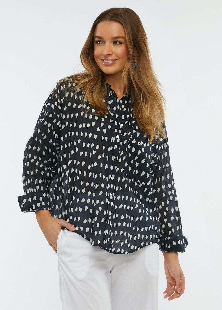 Cotton Voile Shirt by Zaket and Plover
