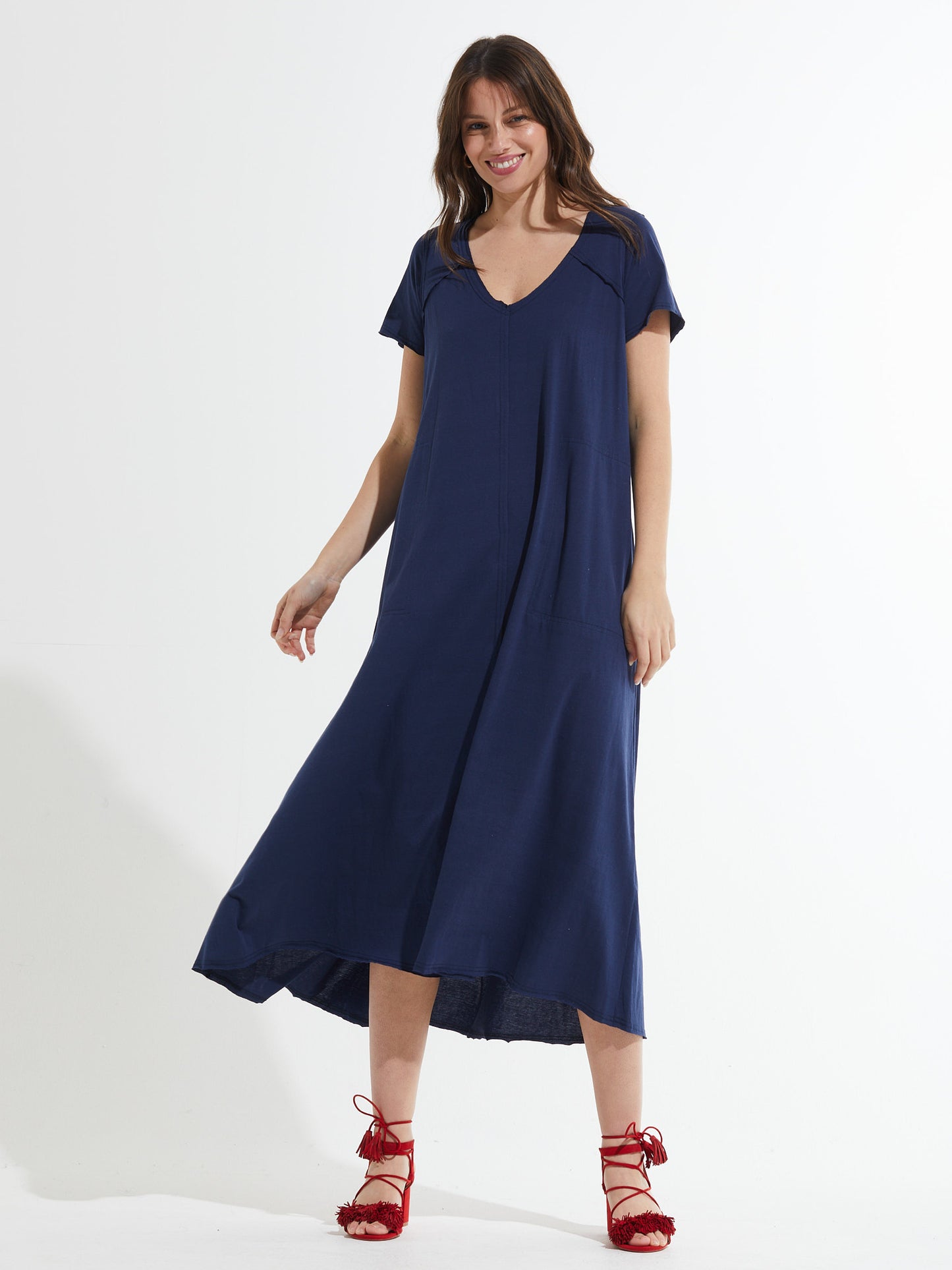 Maxi V Dress by Zaket and Plover