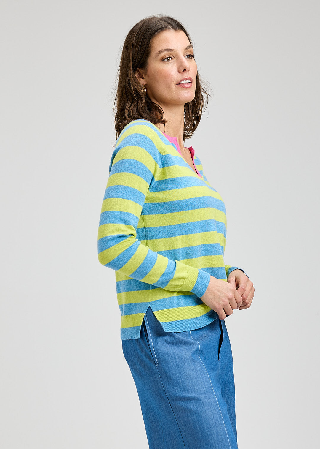Stripe Henley by Zaket and Plover