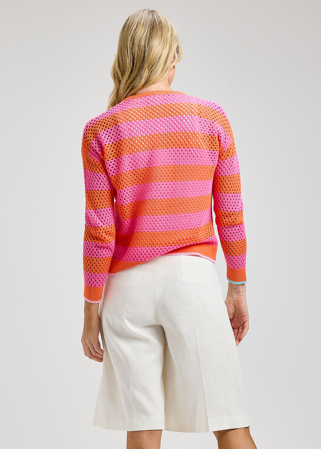 Pointelle Zip Cardi by Zaket and Plover