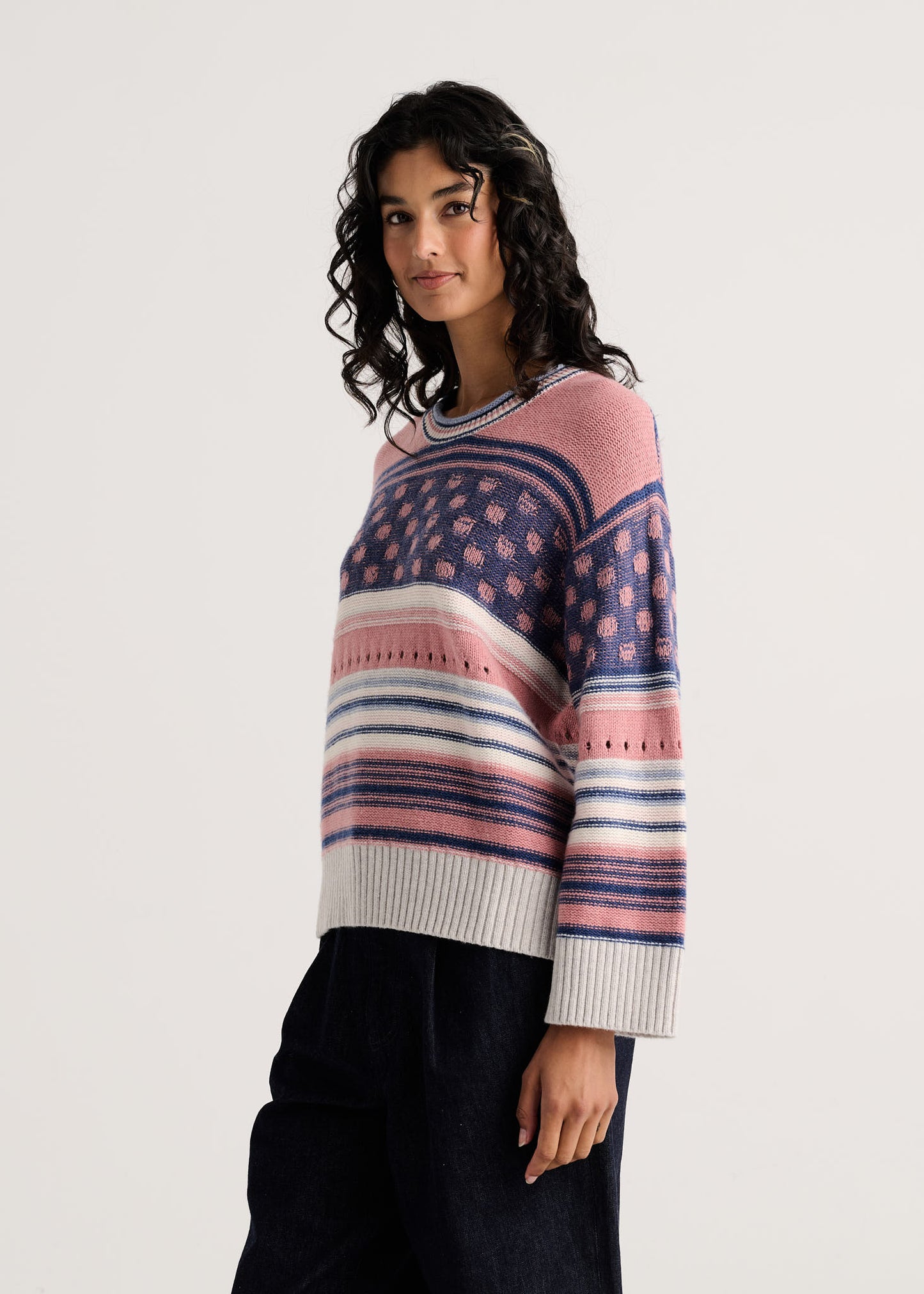 Stripe Pop Sweater by Zaket and Plover