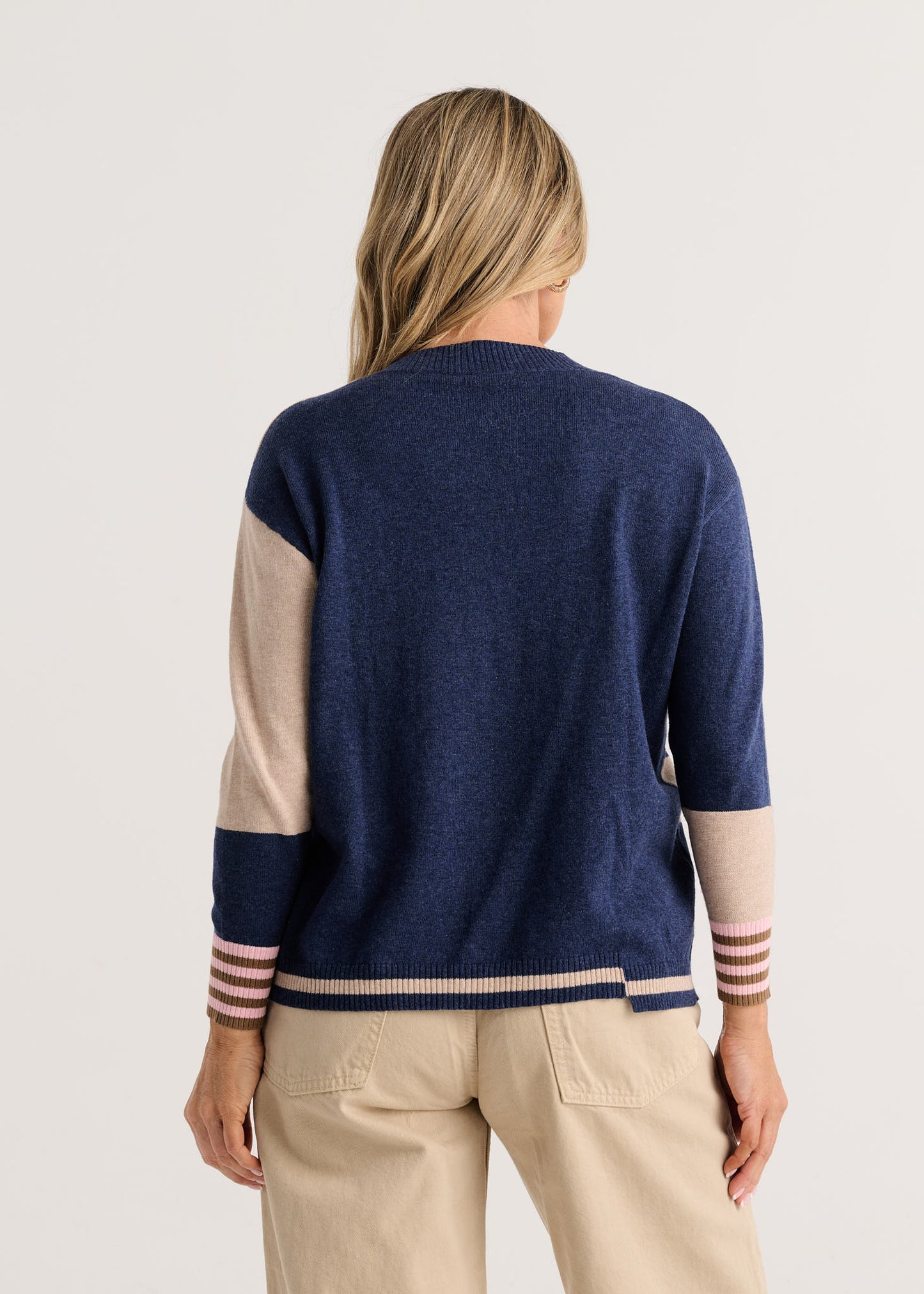Crazy Stripe Sweater by Zaket and Plover