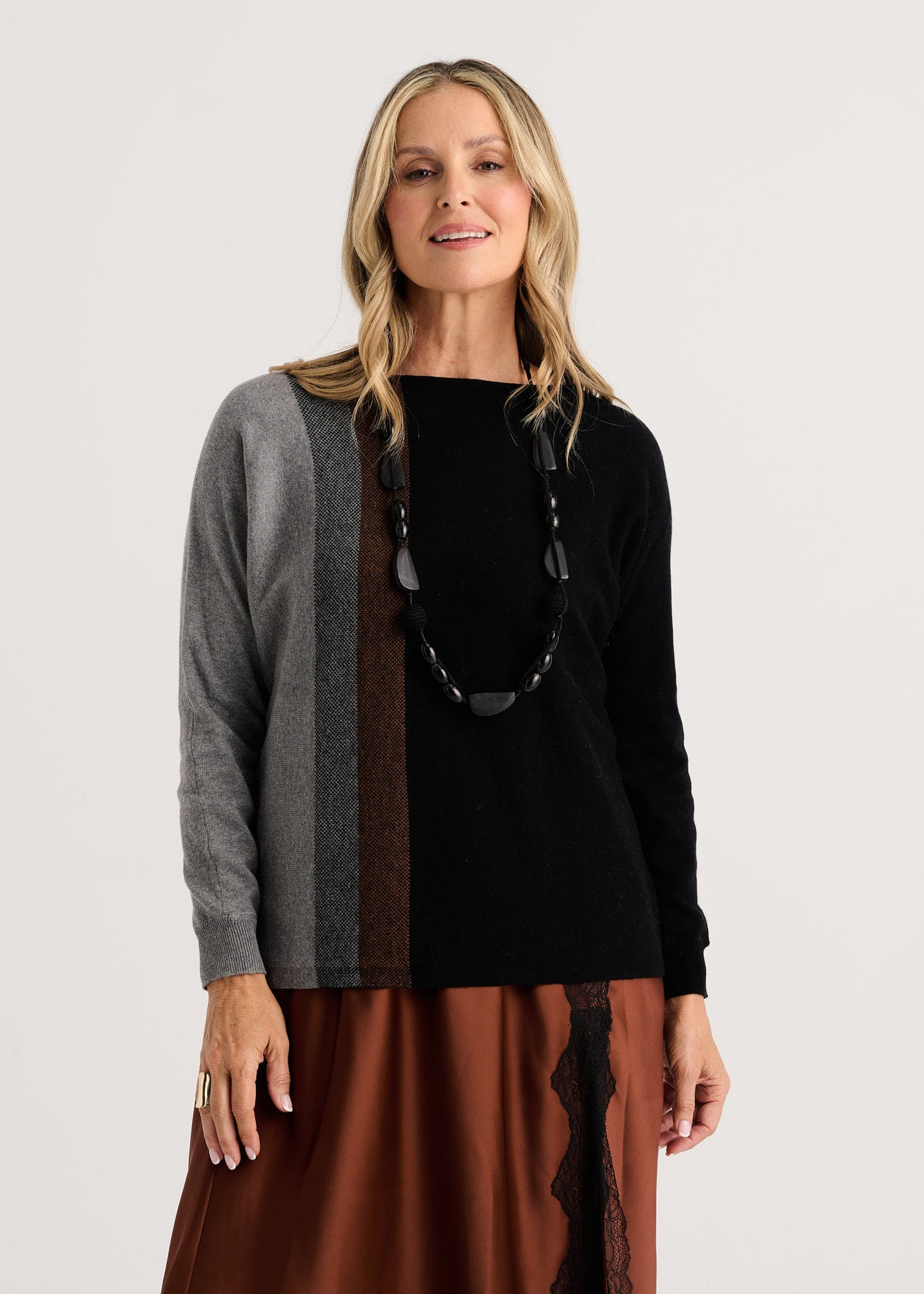 Vertical Line Sweater by Zaket and Plover