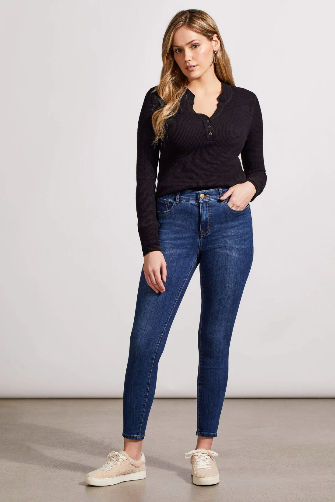 Sophia Curvy Skinny Jeans in Blue Moon  by Tribal