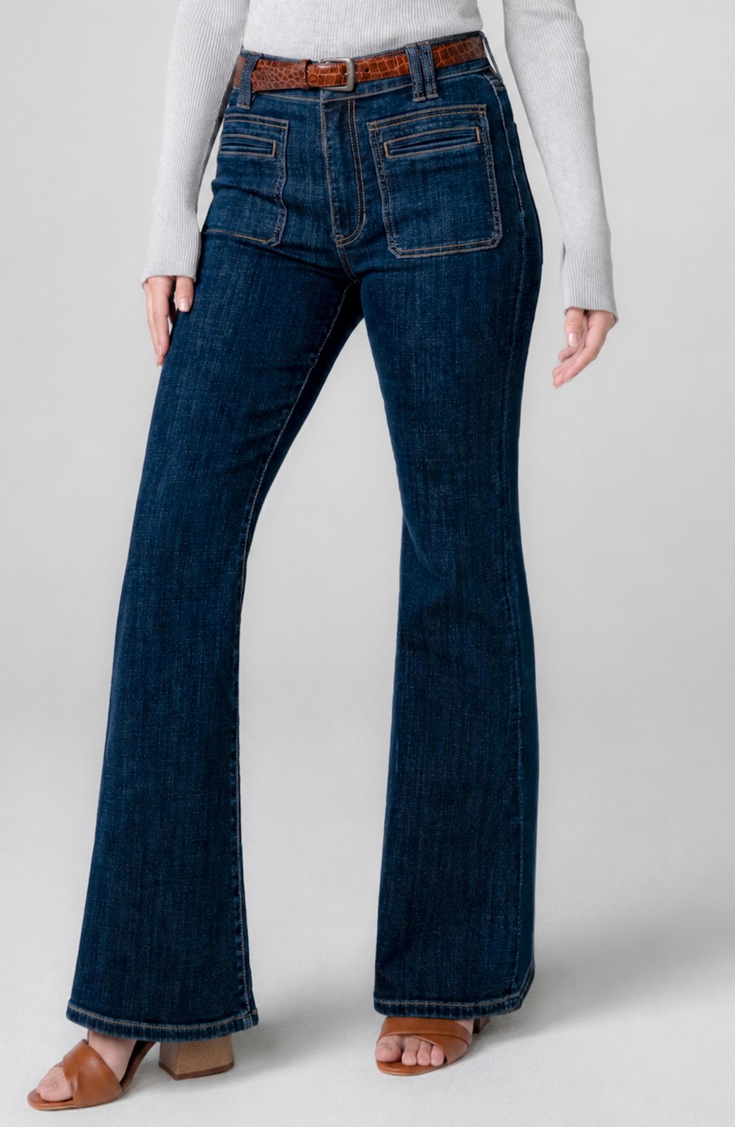 Hannah Flare With Vintage Patch Pocket by Liverpool